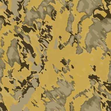 Kusursuz Sarı Suluboya Dalga Vektörü çizimi. Kadın giyimi ve ev tasarımı için yumuşak sanatsal yaratıcı desen. Yazdırmak için Kullanılabilir.