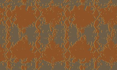 Kusursuz Onamental Yılan Derisi Kalıp Vektörü. Tekstil kumaş baskısı için tek renkli yılan derisi tasarımı. Yılan derisi çanta, ayakkabı, dar, elbise ve kumaş desenleri..