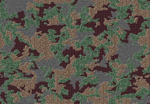 Vettore Completo Texture Camuffamento Militare Senza Cuciture Disegno Della Pelle — Vettoriale Stock