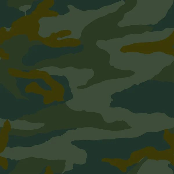 Vetor Padrão Pele Camuflagem Militar Abstrato Sem Costura Completo Para — Vetor de Stock