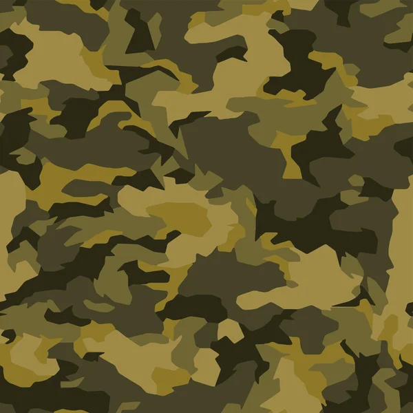 Vecteur Motif Peau Texture Sombre Camouflage Militaire Sans Couture Complète — Image vectorielle