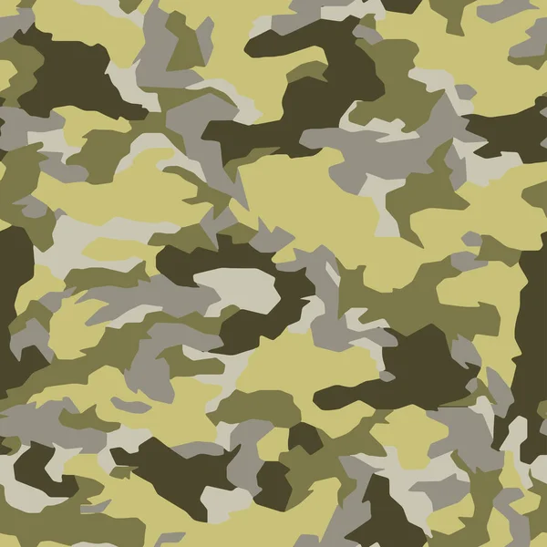 Vecteur Motif Peau Camouflage Militaire Détresse Été Sans Couture Complète — Image vectorielle