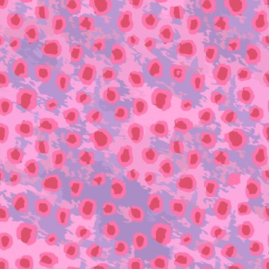 Kusursuz leopar çita desenli hayvan derisi taşıyıcısı. Tekstil kumaş baskısı için pembe şirin çocuk tasarımı. Moda kullanımı için uygun.