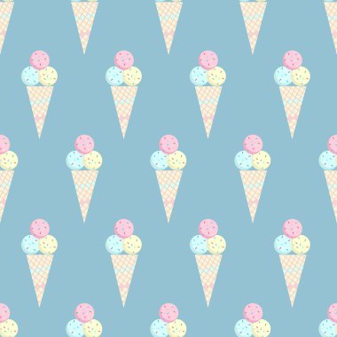 Dondurma desen - hisse senedi vektör