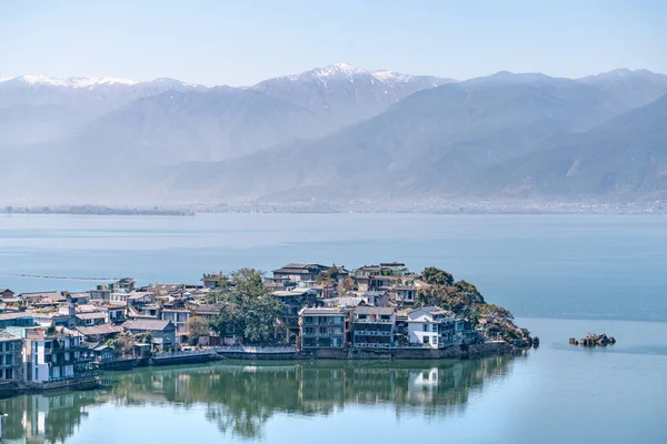 Increíble Vista Del Lago Erhai Ciudad Shuanglangzhen China —  Fotos de Stock