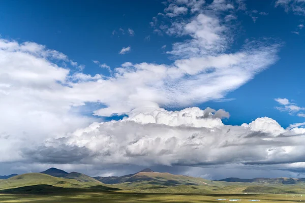 Beautiful Scenery View Tibetan Meadow Hills Sertar China — Stock Photo, Image