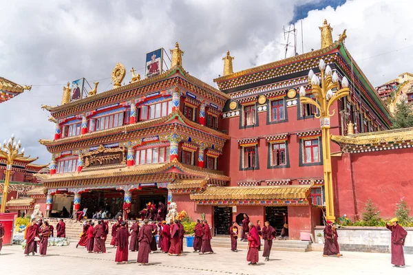 Sichuan China 2020 Vista Academia Larung Larung Gar Tíbet —  Fotos de Stock