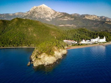 İzleme yolları arasında doğal parka inanılmaz yüksek açı manzarası: Güney Türkiye, Antalya ve Mugla 'da 
