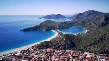 İzleme yolları arasında doğal parka inanılmaz yüksek açı manzarası: Güney Türkiye, Antalya ve Mugla 'da 