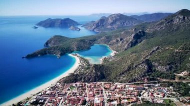 İzleme yolları arasında doğal parka inanılmaz yüksek açı manzarası: Güney Türkiye, Antalya ve Mugla 'da 