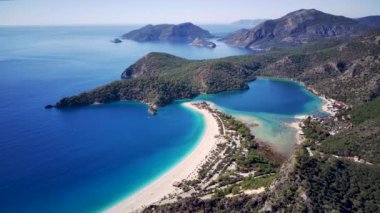 İzleme yolları arasında doğal parka inanılmaz yüksek açı manzarası: Güney Türkiye, Antalya ve Mugla 'da 