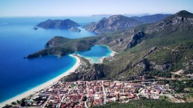 İzleme yolları arasında doğal parka inanılmaz yüksek açı manzarası: Güney Türkiye, Antalya ve Mugla 'da 