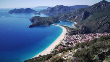 İzleme yolları arasında doğal parka inanılmaz yüksek açı manzarası: Güney Türkiye, Antalya ve Mugla 'da 