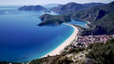 İzleme yolları arasında doğal parka inanılmaz yüksek açı manzarası: Güney Türkiye, Antalya ve Mugla 'da 