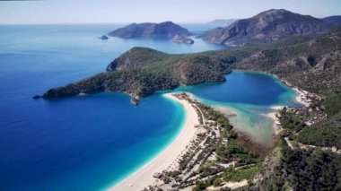İzleme yolları arasında doğal parka inanılmaz yüksek açı manzarası: Güney Türkiye, Antalya ve Mugla 'da 