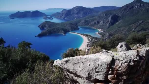 Incrível Vista Superior Alto Ângulo Parque Natural Entre Caminho Rastreamento — Vídeo de Stock