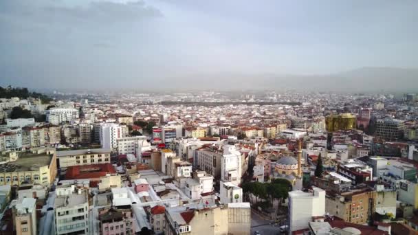 Aydın Başkenti Aydın Havadan Çekilmiş Fotoğrafı Aydın Aydın Kenti Güneşli — Stok video