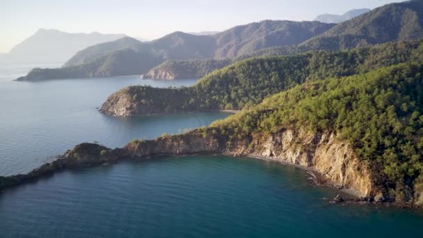 Incredibile Alto Angolo Superiore Drone Vista Sul Parco Naturale Tra — Video Stock