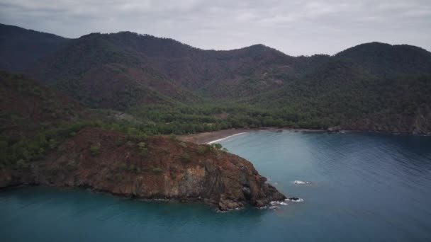 사이에 공원의 놀라운 각도의 Likya Yolu Antalya Mugla — 비디오