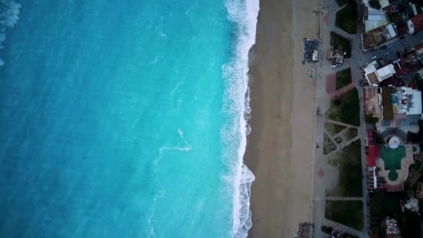 Increíble Hermosa Vista Panorámica Desde Dron Del Parque Natural Oludeniz — Vídeos de Stock