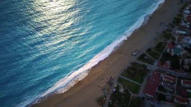 Erstaunlich Schöner Panoramablick Von Der Drohne Des Naturparks Von Oludeniz — Stockvideo