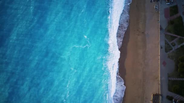 Vista Panorâmica Bonita Surpreendente Drone Parque Natural Oludeniz Lagoa Azul — Vídeo de Stock