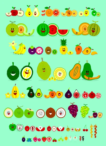 Smile Fruits Royalty Free Stock Vectors