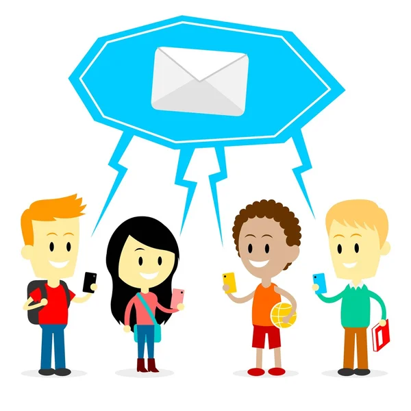 Broadcast Message at School Royalty Free Stock Illustrations