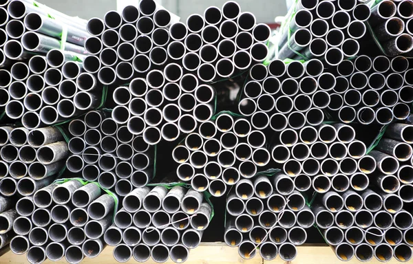 Carbon steel pipes — Stock Photo, Image