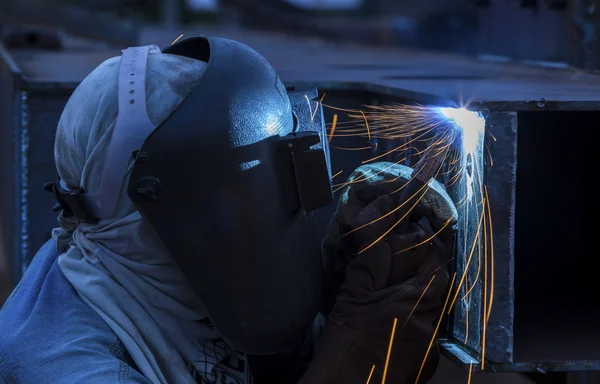 Lavori di saldatura . — Foto Stock