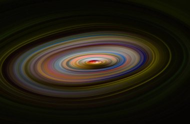 İllüstrasyon Radyal Ürün Gösterimi Raflar Çoklu Çizgiler Tasarımı Girdap Arkaplanı.