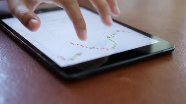 Investidores São Valores Mobiliários Negociação Usando Smartphones Computadores — Vídeo de Stock