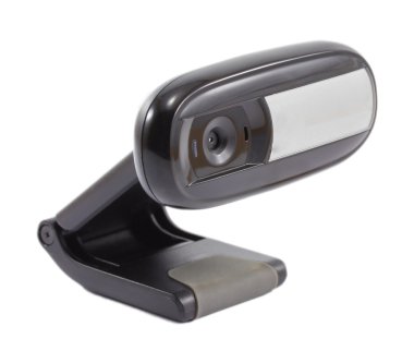 Web kamerası beyaz arkaplanda izole edildi