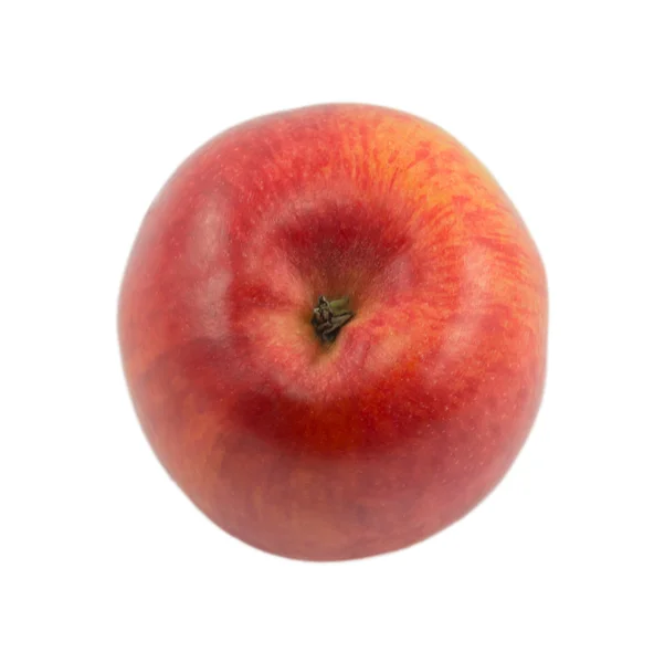 Pomme rouge isolée sur fond blanc — Photo