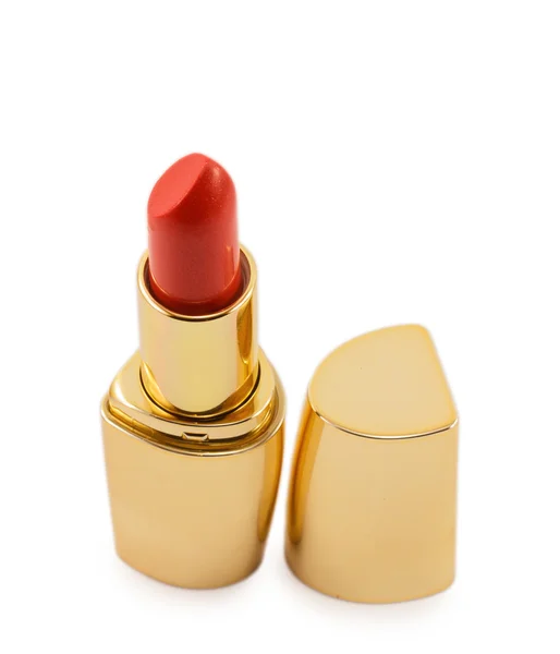 Gold Lipstick isolated on a white background — Stock Photo, Image