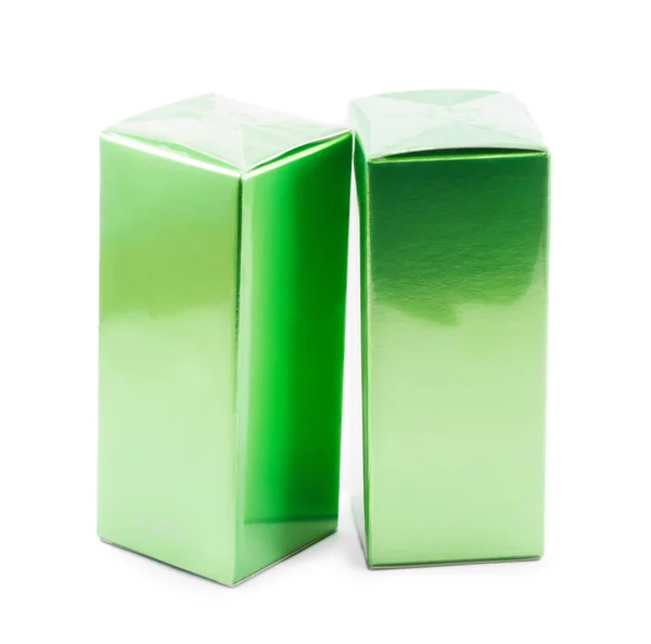 香水は、白い背景で隔離のボックス — ストック写真