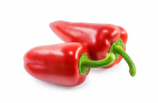 Red peppers isolated on a white background — Stock Photo, Image