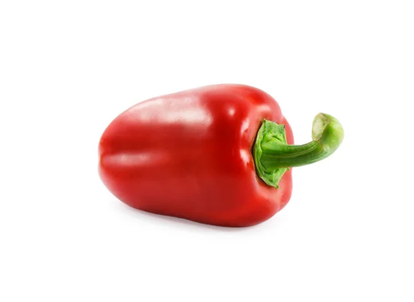 Κόκκινες πιπεριές απομονωθεί σε λευκό φόντο — Φωτογραφία Αρχείου