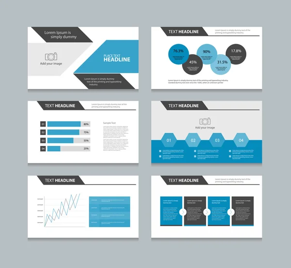 Presentation template design — Stock Vector