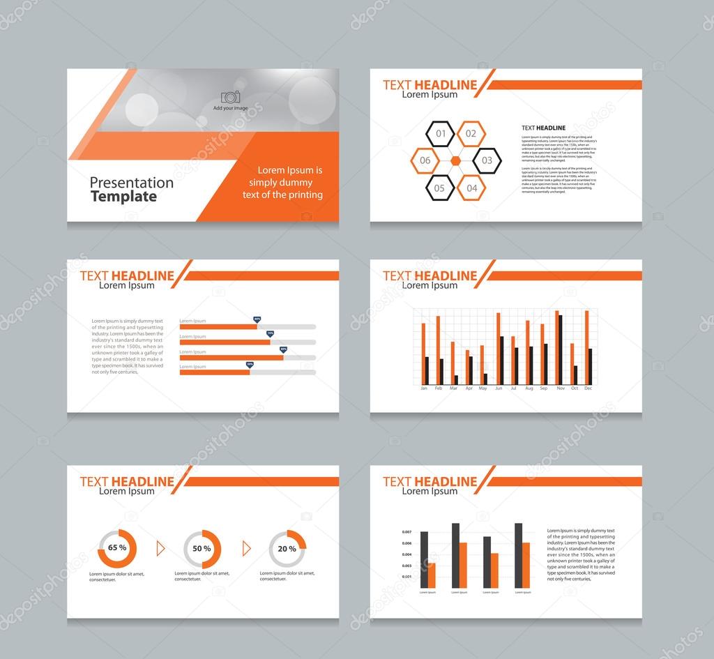 page presentation layout design template