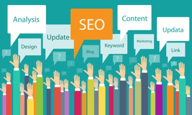 Vektör web iş işlem iletişim başarı