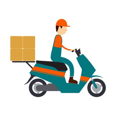 vektör karakter lojistik ve nakliye iş