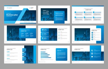 İş sunumu tasarım şablonu ve broşür, kitap, dergi, yıllık rapor ve şirket profili için bilgi grafik unsurları tasarımı tasarımı