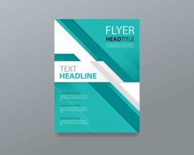 Broşür şablonu tasarım. editable.book Dergi kapağı.