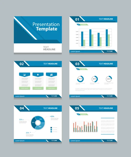 Vector template presentation slides background design.info graphs and charts . slides design.flat style. — ストックベクタ