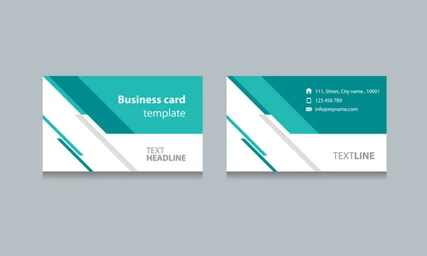 Abstract business card template design backgrounds .vector editable — 스톡 벡터