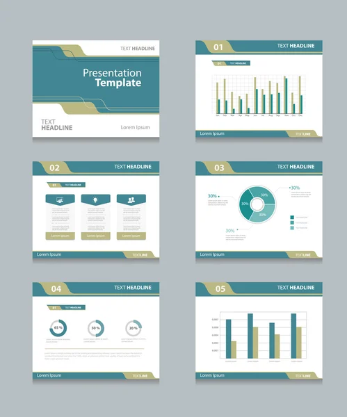 Vector template presentation slides background design.info graphs and charts . slides design.flat style. — Wektor stockowy