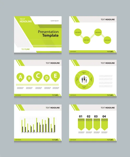 Plantilla vectorial presentación diapositivas de fondo design.info gráficos y gráficos. diapositivas design.flat estilo . — Vector de stock