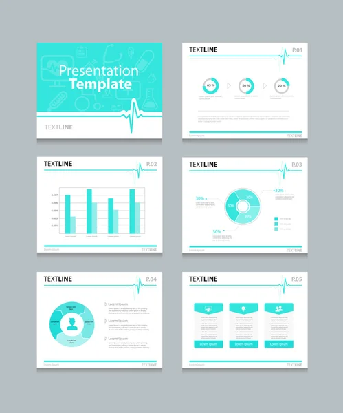 Vector template presentation slides background design.info graphs and charts . slides design.flat style. — Stockový vektor