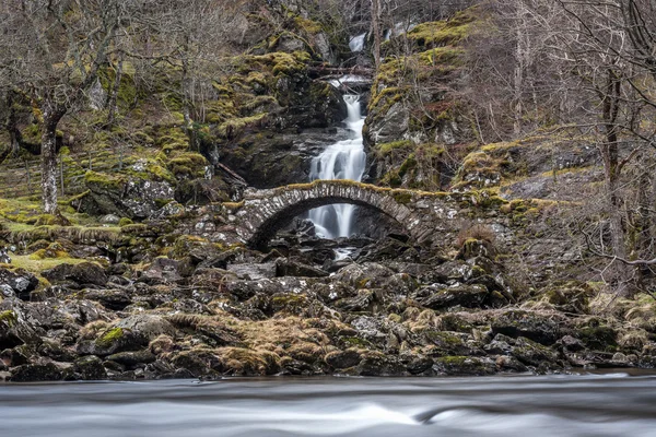 Packhorse bridge in Glen Lyon — Stock Photo, Image